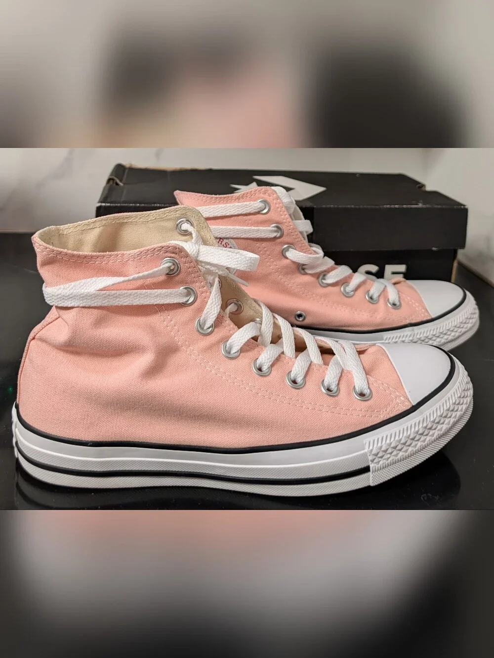 Converse Chuck Taylor All Star Canvas High Top Sneakers Size M7 W9 Exc/Box - Picture 5 of 9